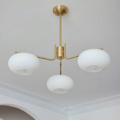 Elegant Crystal Barndon Chandelier with Adjustable Height & Dimmable L
