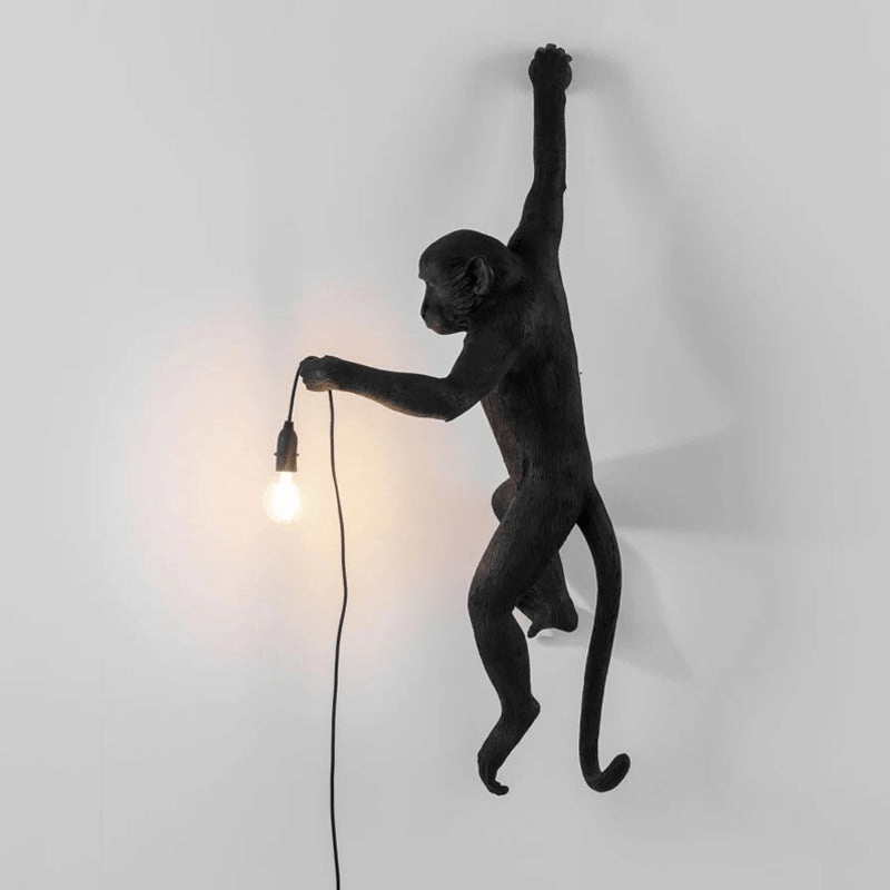 Monkey Wall Lamp - Adjustable Arm, Energy-Efficient LED Lighting