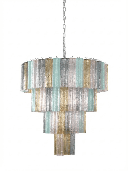 Lustrava Prism Chandelier - Elegant Design with Adjustable Height & LE