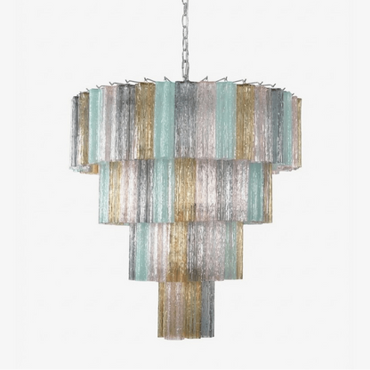 Lustrava Prism Chandelier - Elegant Design with Adjustable Height & LE