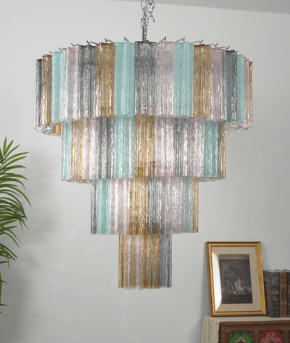 Lustrava Prism Chandelier - Elegant Design with Adjustable Height & LE
