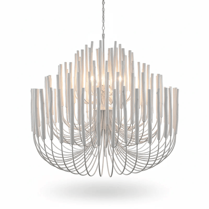 Swinton Crystal Chandelier - Elegant Lighting, Adjustable Height