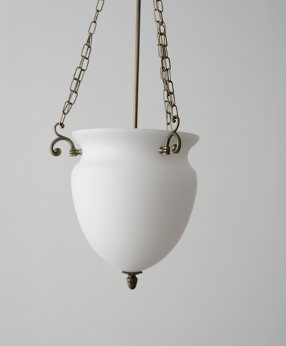 Regents Chain Lantern Chandelier - Adjustable Height, Elegant Design