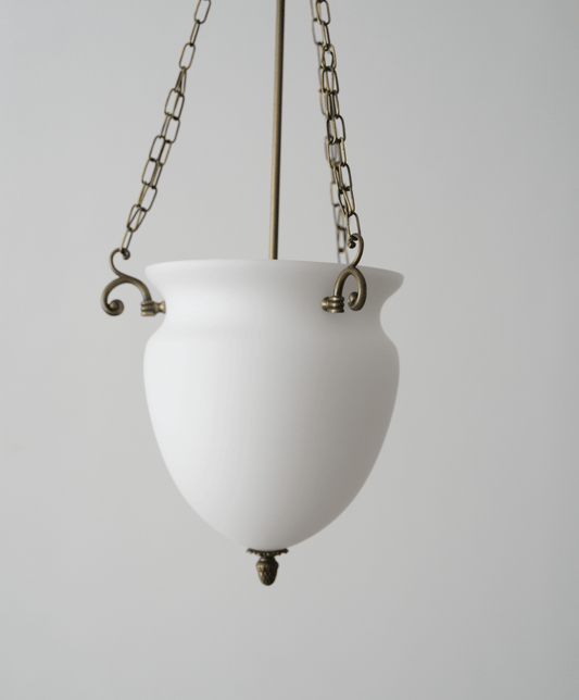 Regents Chain Lantern Chandelier - Adjustable Height, Elegant Design