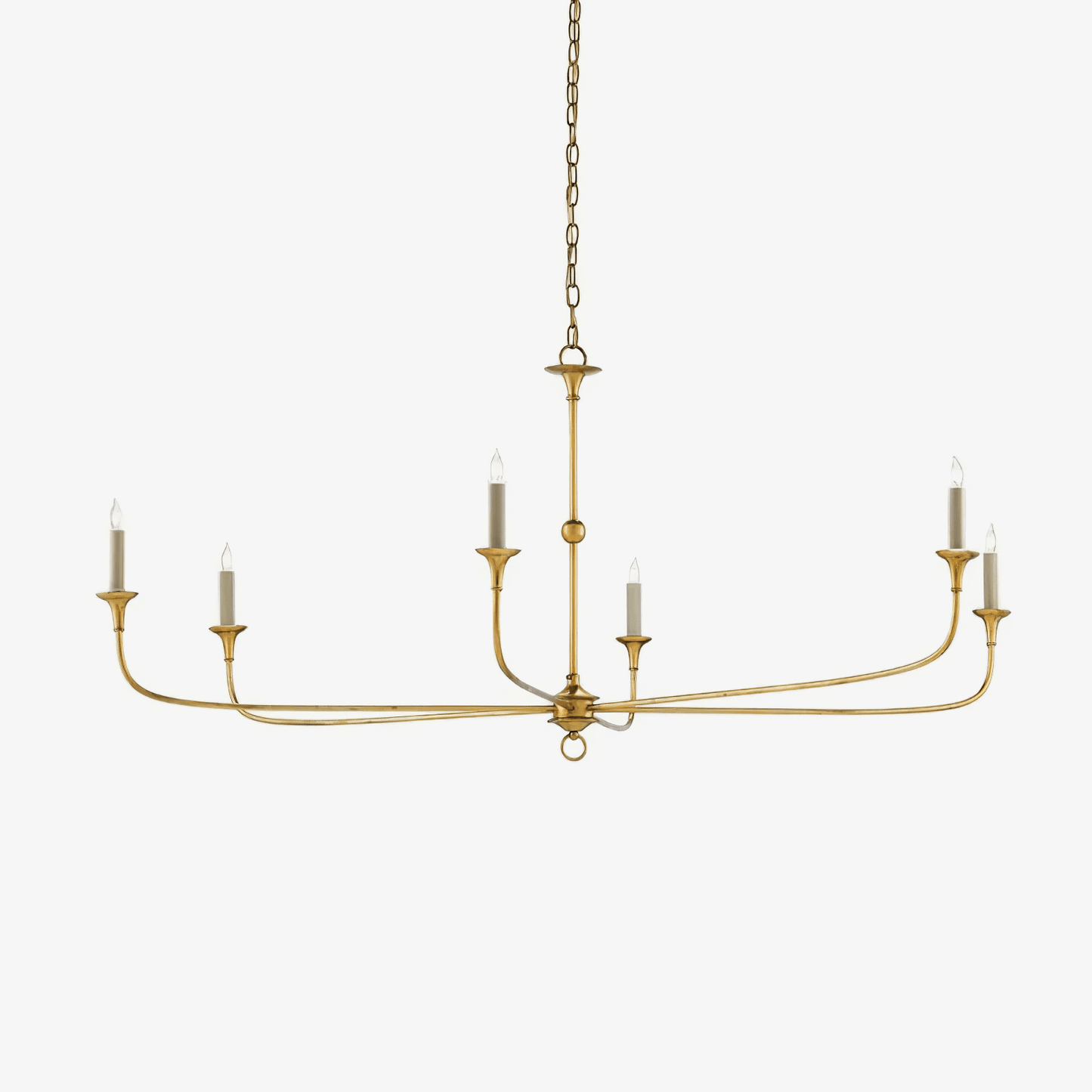 Elara Candle Chandelier - Elegant Design with Adjustable Height & LED