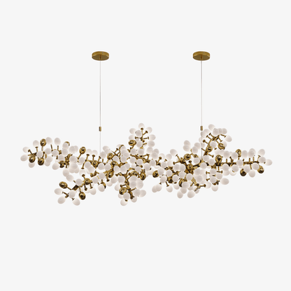 Selene Droplet Chandelier - Elegant Crystal Design with Adjustable Hei