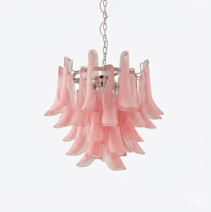 Xiravo Glass Chandelier - Elegant Design with Adjustable Height & LED