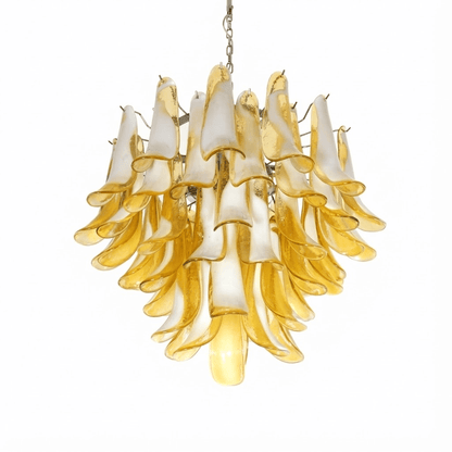 Xiravo Glass Chandelier - Elegant Design with Adjustable Height & LED