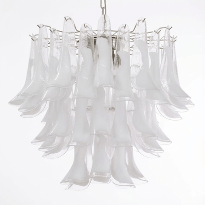 Xiravo Glass Chandelier - Elegant Design with Adjustable Height & LED