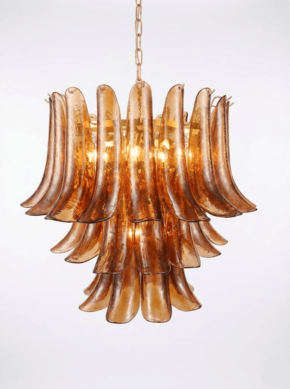 Emberwave Glass Chandelier - Modern Design with Adjustable Brightness