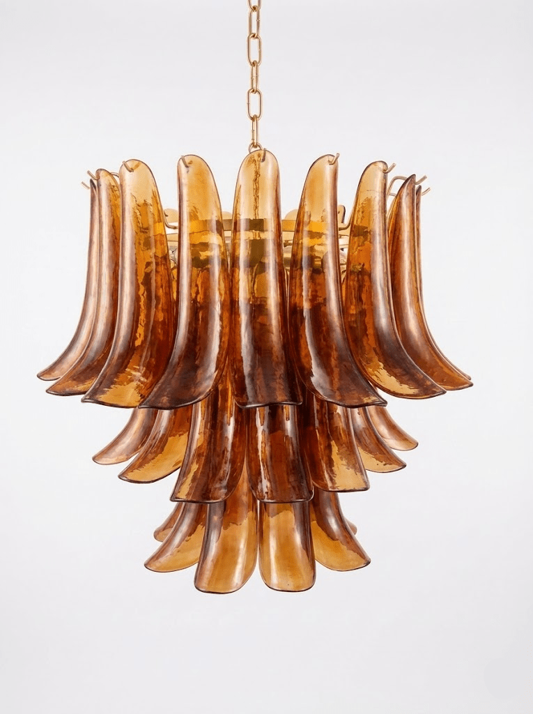Emberwave Glass Chandelier - Modern Design with Adjustable Brightness
