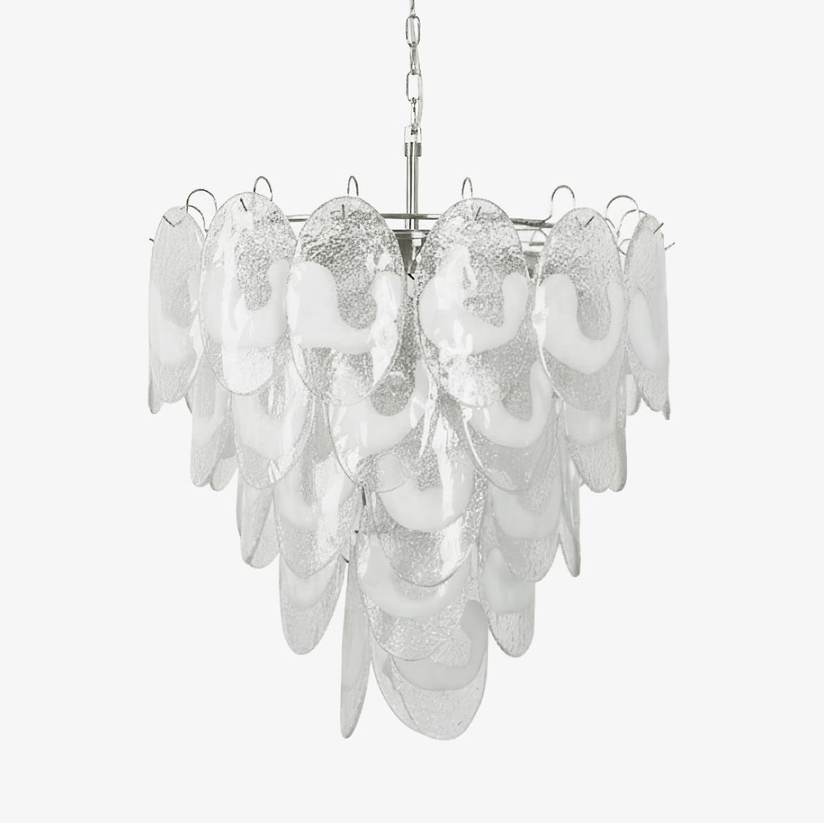 Frostelle Modern Glass Chandelier - Elegant Design, Adjustable Height