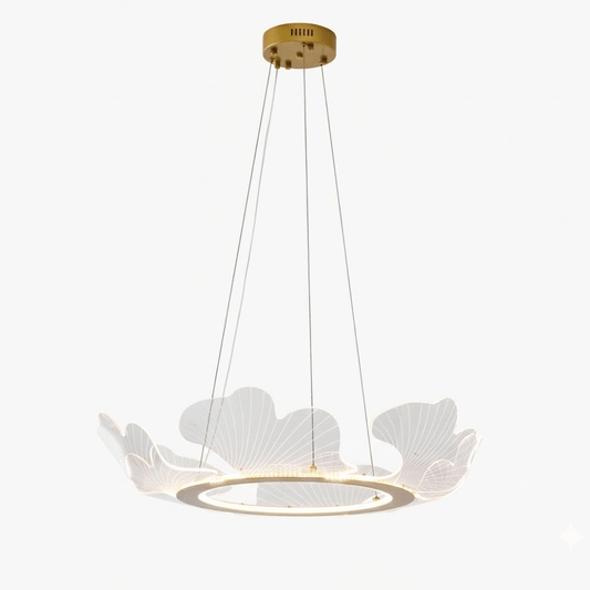 Elegant Sea Chandelier - Adjustable Brightness, Coastal Design