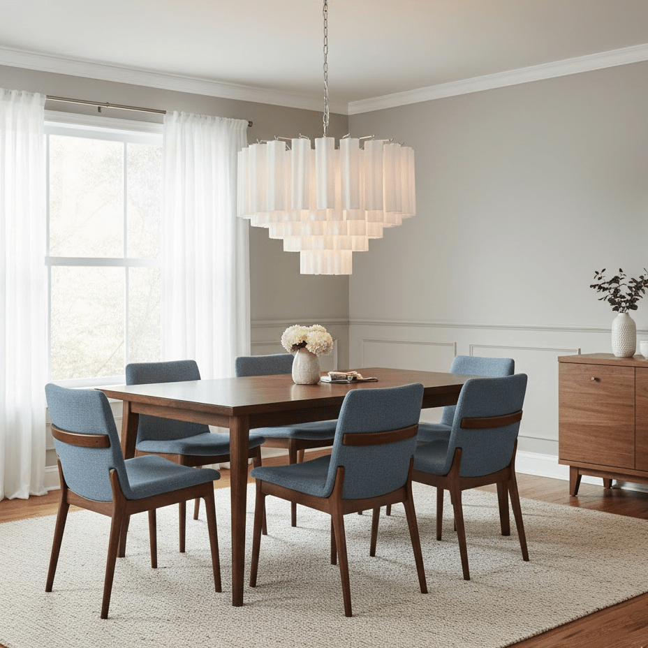 Vellune Cascade Chandelier - Elegant Design with Adjustable Height & L