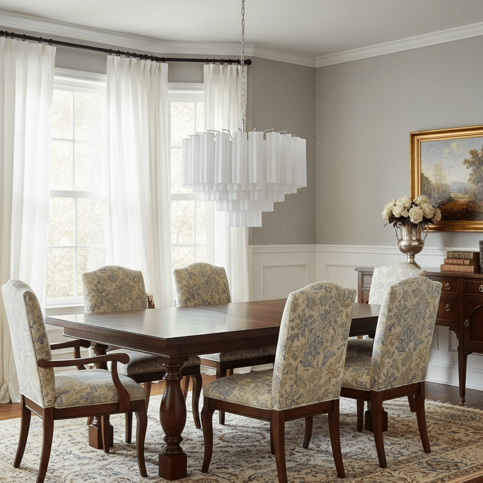 Vellune Cascade Chandelier - Elegant Design with Adjustable Height & L