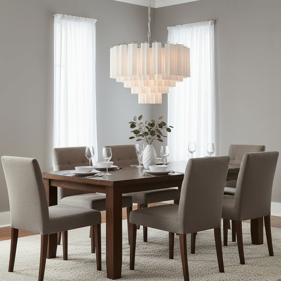 Vellune Cascade Chandelier - Elegant Design with Adjustable Height & L