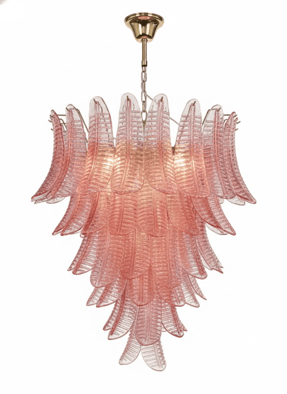 Rosalind Modern Glass Chandelier - Elegant Design with Adjustable Heig