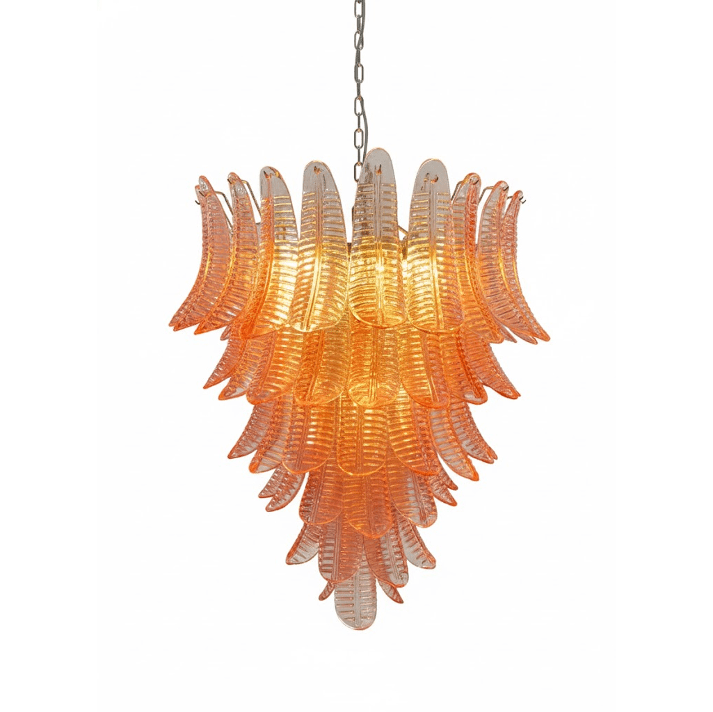 Rosalind Modern Glass Chandelier - Elegant Design with Adjustable Heig