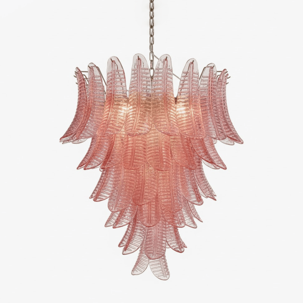 Rosalind Modern Glass Chandelier - Elegant Design with Adjustable Heig