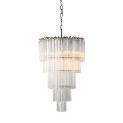 Cascadoria Chandelier - Elegant Design with Dimmable LED Lighting