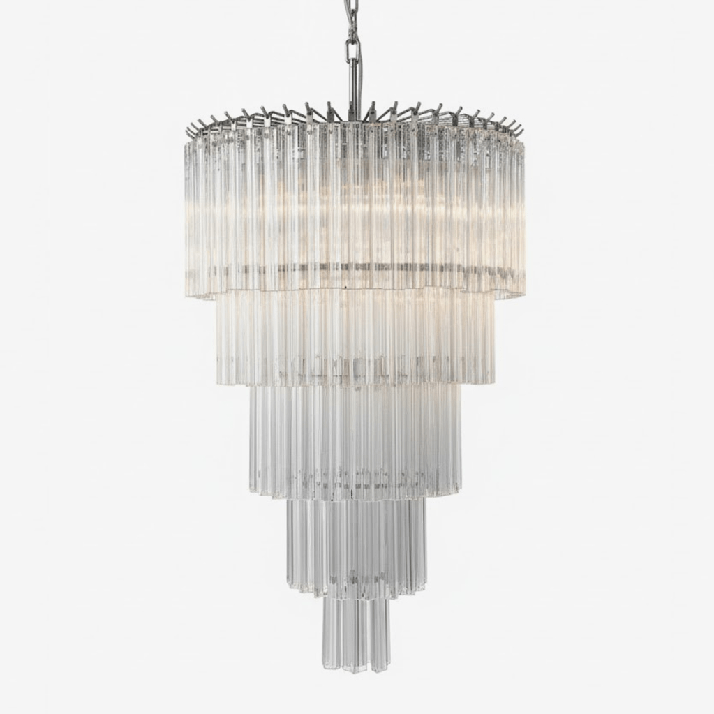 Cascadoria Chandelier - Elegant Design with Dimmable LED Lighting