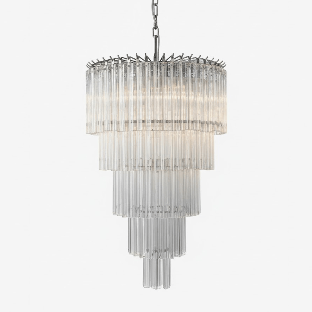 Cascadoria Chandelier - Elegant Design with Dimmable LED Lighting