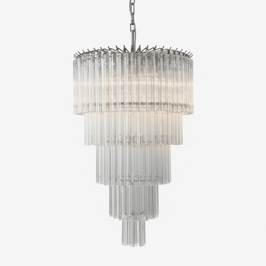 Cascadoria Chandelier - Elegant Design with Dimmable LED Lighting