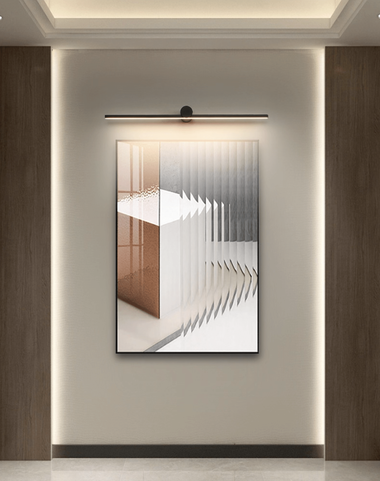 Lumen Trace Rechargeable Wall Lamp - Dimmable, Wireless Design