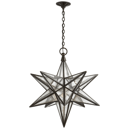 Luminara Star Chandelier - Dimmable LED, Elegant Design for Any Space