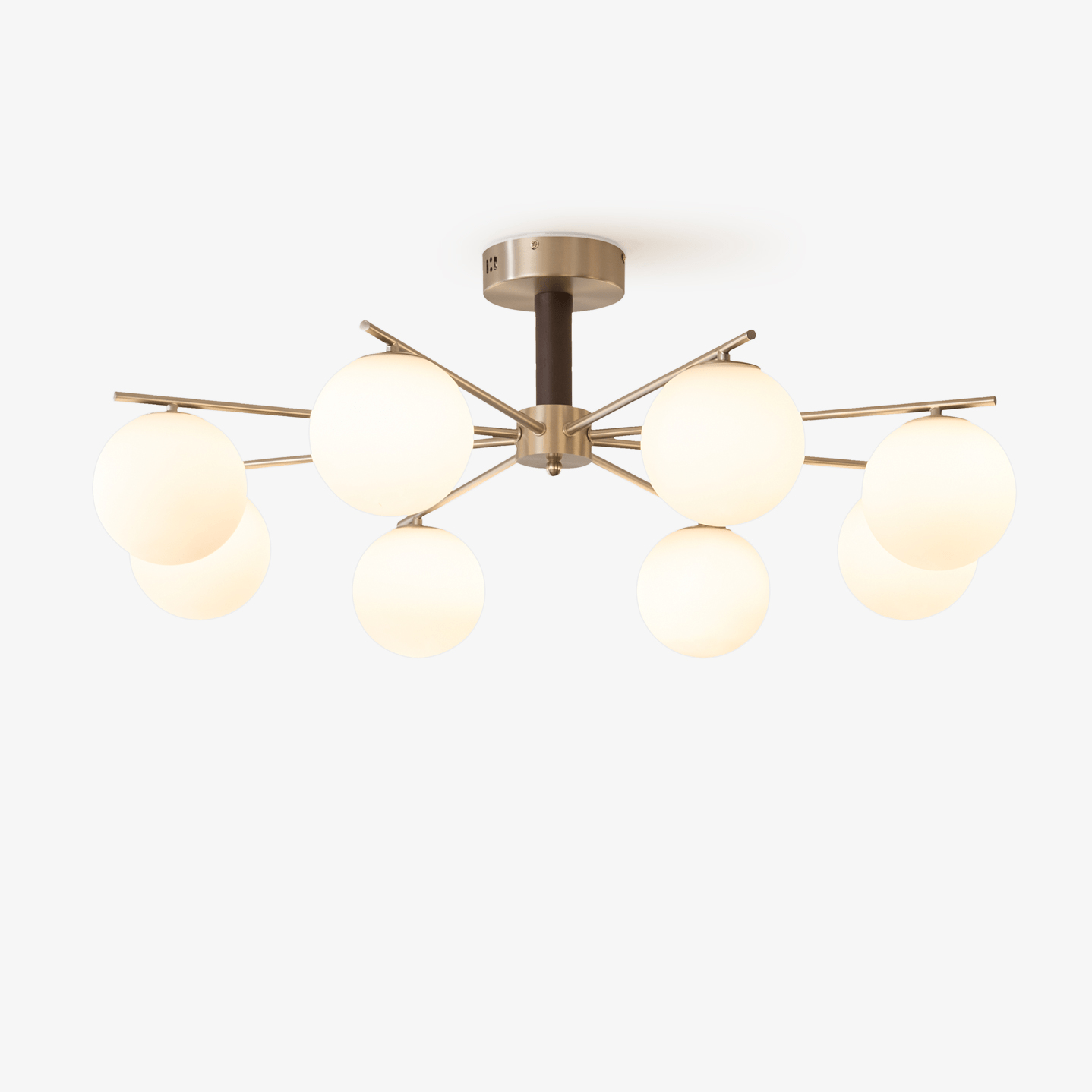 Orb Balance Chandelier - Modern Design with Adjustable Height & LED Li