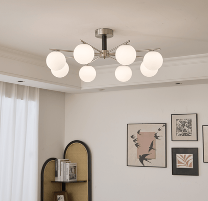 Orb Balance Chandelier - Modern Design with Adjustable Height & LED Li