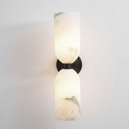 Alabaster Nexus Wall Sconce - Elegant Design with Adjustable Brightnes