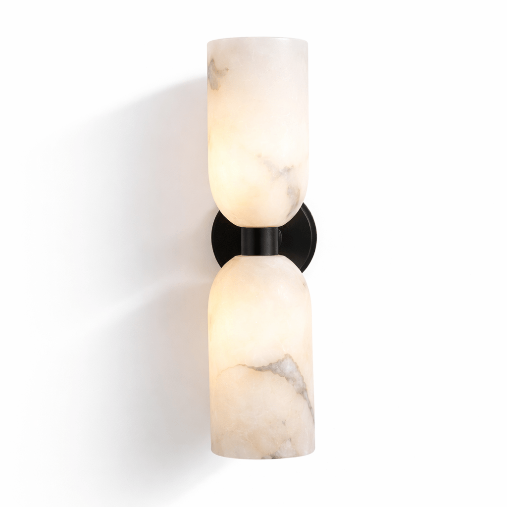 Alabaster Nexus Wall Sconce - Elegant Design with Adjustable Brightnes