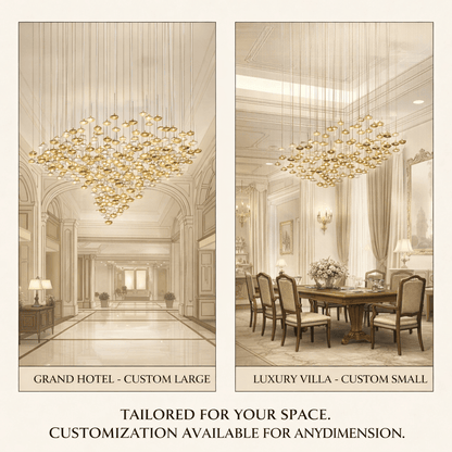 Lure Chandelier - Elegant Design with Dimmable Lighting & Energy Effic