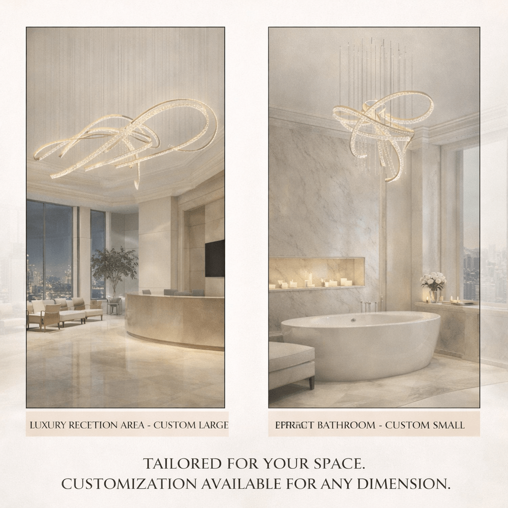 Inspiral Customizable Chandelier - Adjustable Brightness & Unique Desi