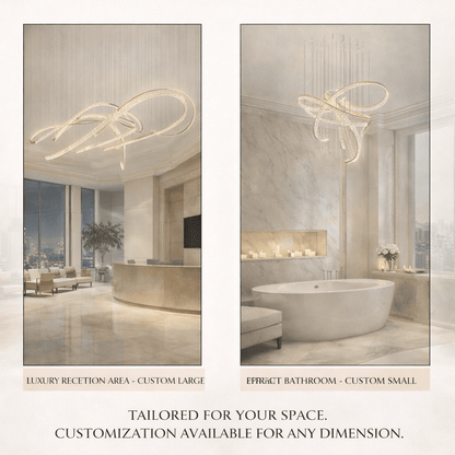 Inspiral Customizable Chandelier - Adjustable Brightness & Unique Desi