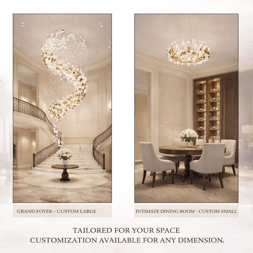 Lustre Bowl Collection Chandelier - Elegant Design, Adjustable Height
