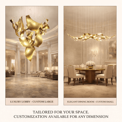 Thawflux Chandelier - Elegant Lighting Fixture with Adjustable Brightn