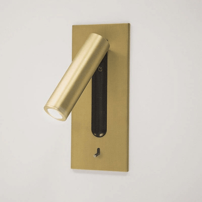Folded Back Bedside Wall Lamp with Adjustable Brightness & Space-Savin