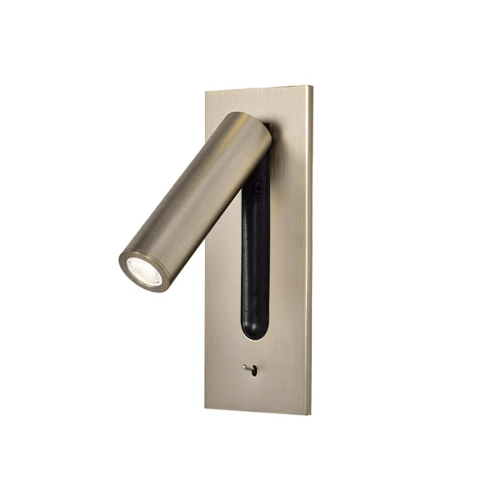 Folded Back Bedside Wall Lamp with Adjustable Brightness & Space-Savin