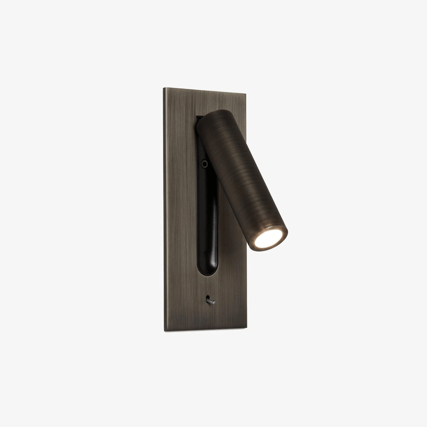Folded Back Bedside Wall Lamp with Adjustable Brightness & Space-Savin