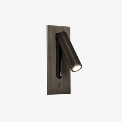 Folded Back Bedside Wall Lamp with Adjustable Brightness & Space-Savin