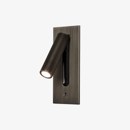 Folded Back Bedside Wall Lamp with Adjustable Brightness & Space-Savin