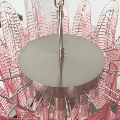 Petaline Prism Chandelier - Elegant Lighting with Crystal Accents