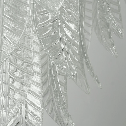 Silvae Veil Glass Chandelier - Elegant Design with Adjustable Height