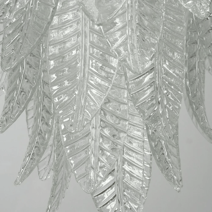 Silvae Veil Glass Chandelier - Elegant Design with Adjustable Height
