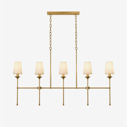 Arden Row Chandelier - Elegant Design, Adjustable Height, LED Compatib