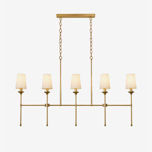 Arden Row Chandelier - Elegant Design, Adjustable Height, LED Compatib