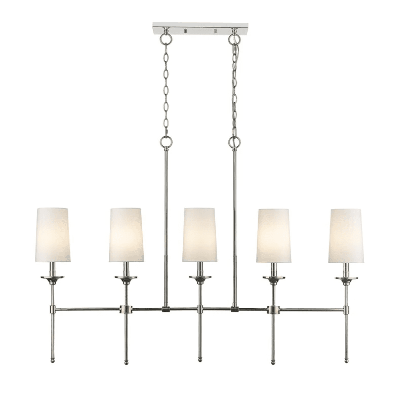 Arden Row Chandelier - Elegant Design, Adjustable Height, LED Compatib