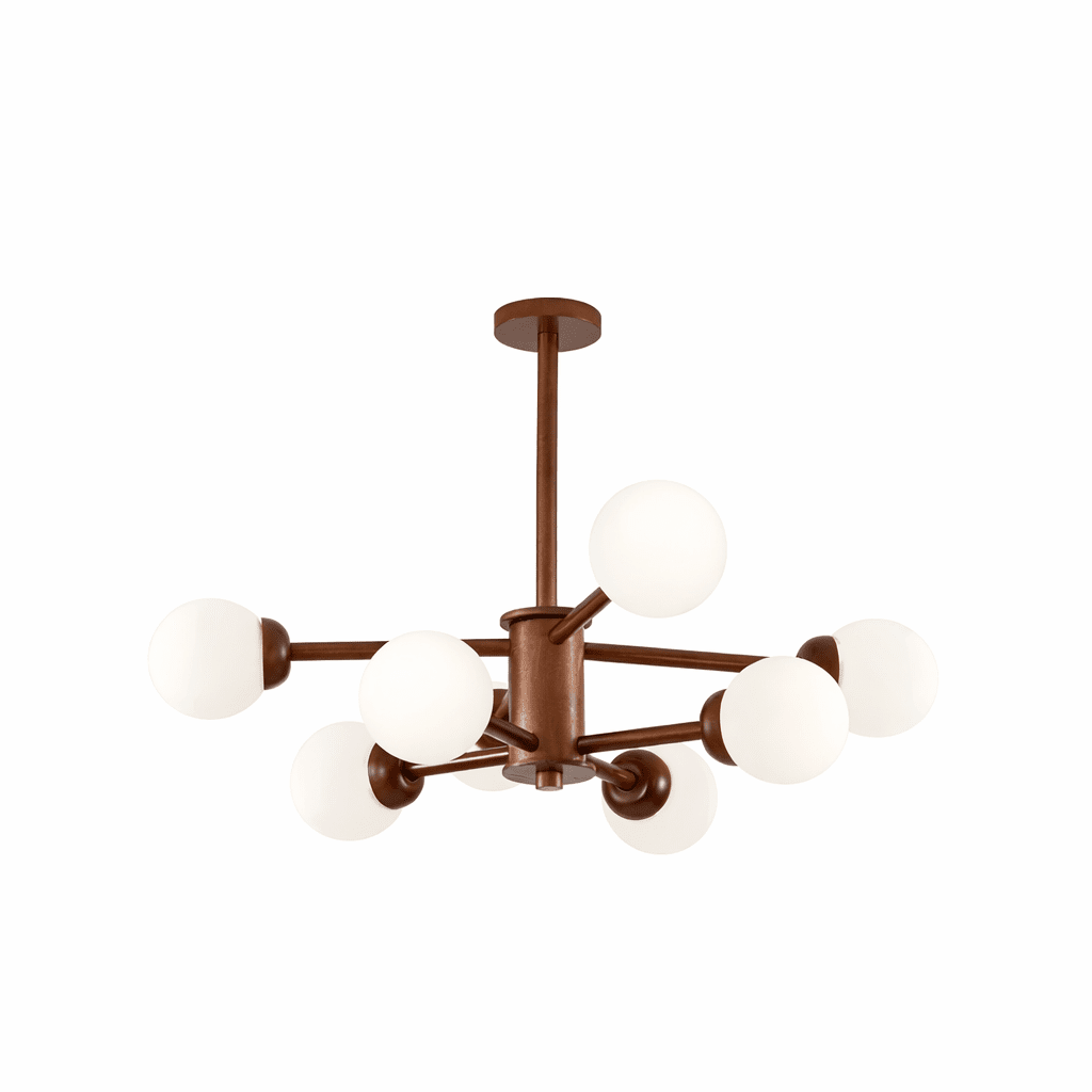 Kozan Wooden Chandelier - Elegant Design with Adjustable Height & LED